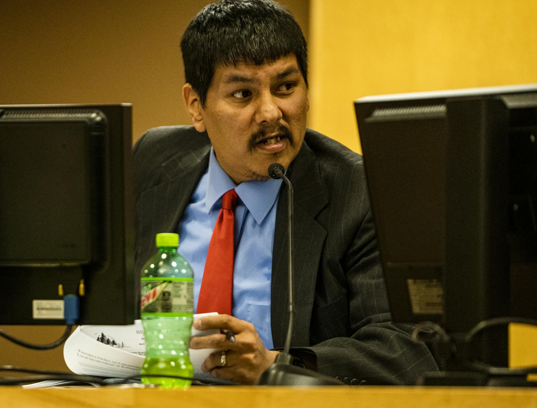 Commissioner Tim Sumner was one of two commissioners who voted against a motion to refuse refugee resettlement.