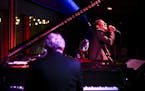 Mick Sterling sang songs by Elton John Wednesday night in the Dunsmore Room at Crooner's accompanied by pianist Peter Guertin, not pictured, and celli