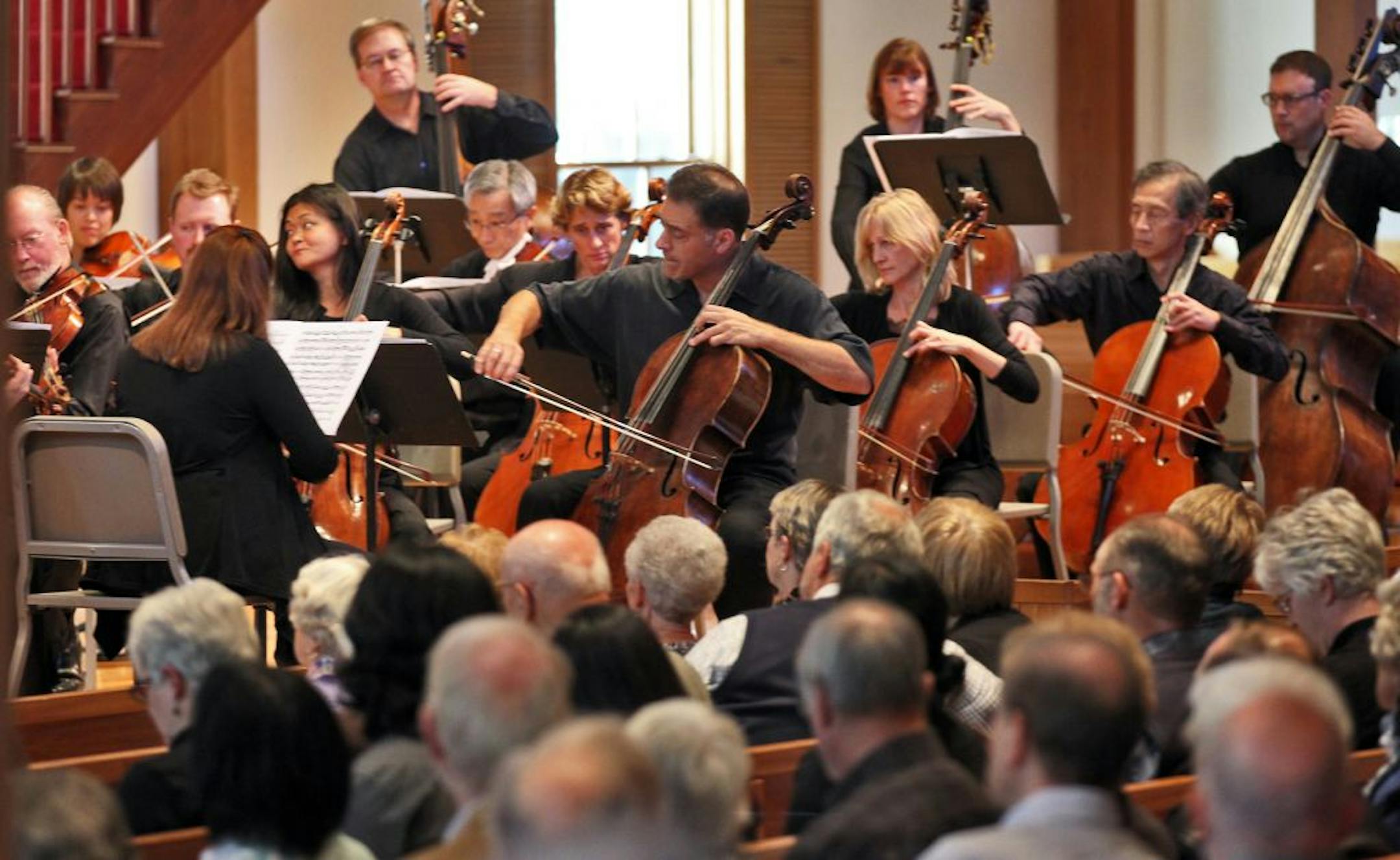 Members of the Minnesota Orchestra performed a free concert at Colonial Church in Edina to benefit Community Emergency Services, a social service agency working with the Phillips Neighborhood in Minneapolis.