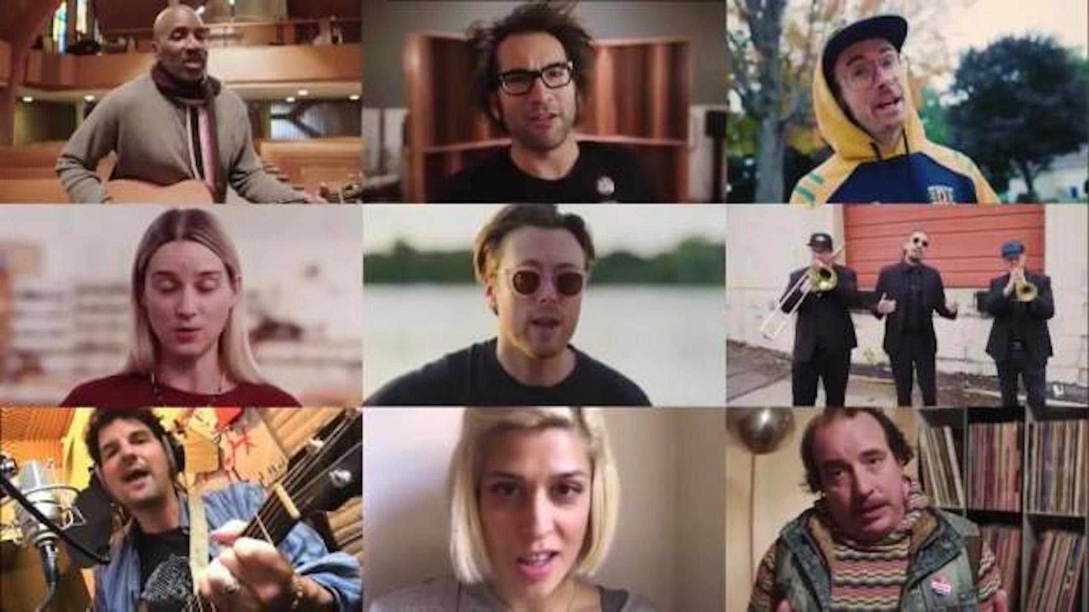 The "We All Do Better" cast includes (top row from left) John Richardson, Justin Courtney Pierre, Sean Anonymous, (middle row) Maggie Morrison, Jeremy Messersmith, Nooky Jones, (bottom) Craig Minowa, Dessa and Sean Tillmann.