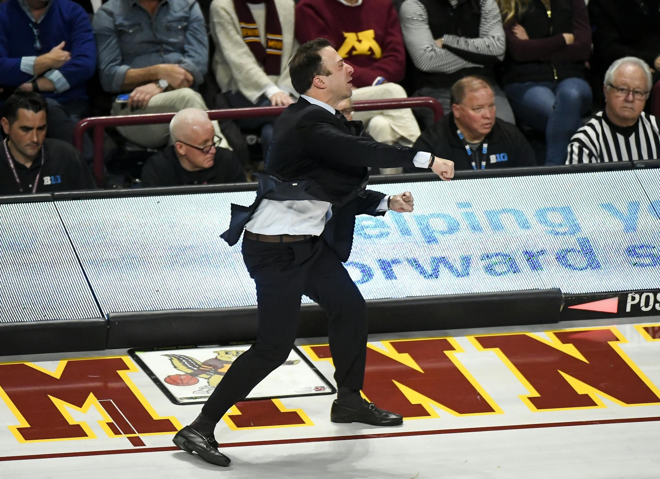 Gophers coach Richard Pitino