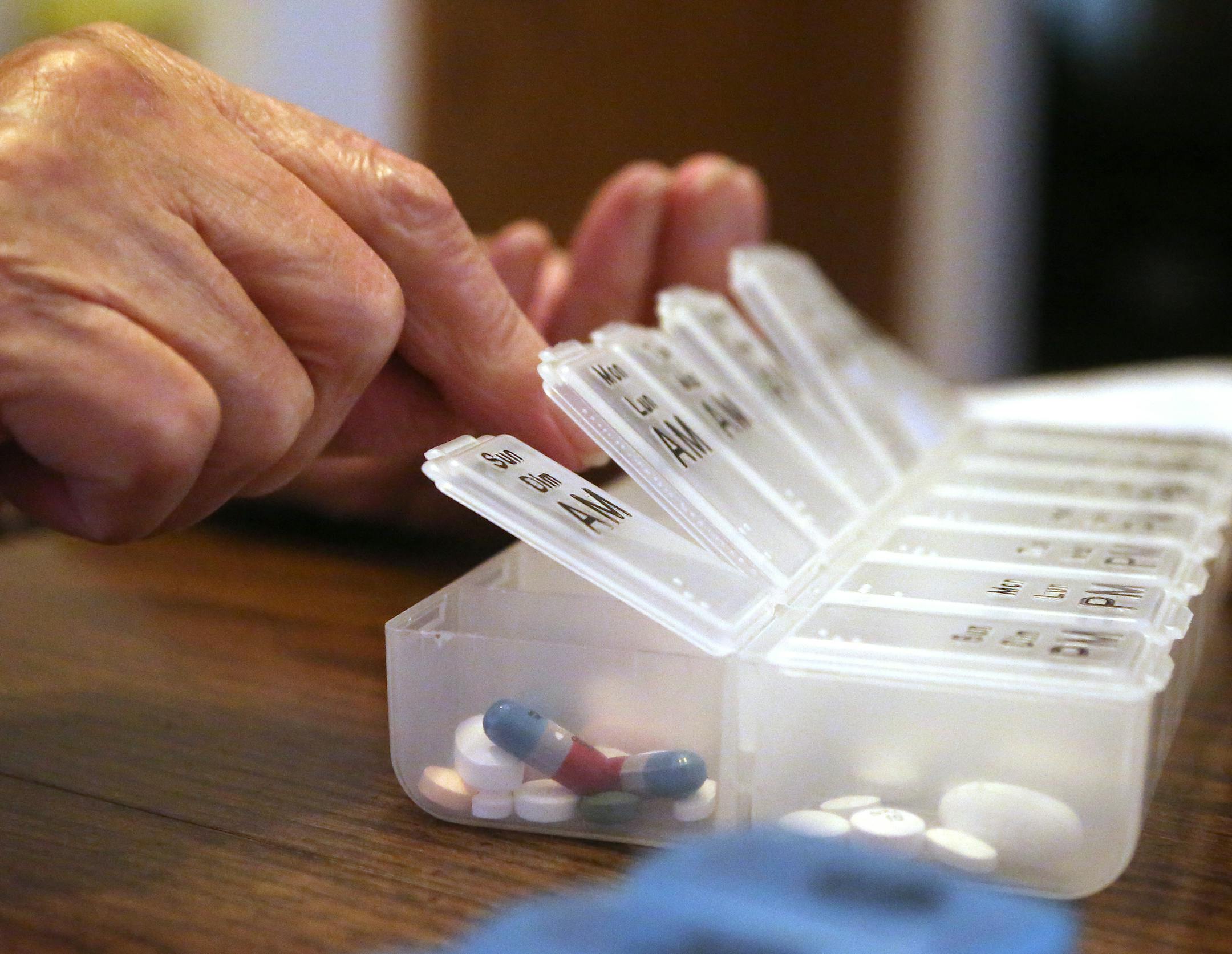 Ann Losness said the paramedic "went through all of my pills with me and she made me fill my pill box."