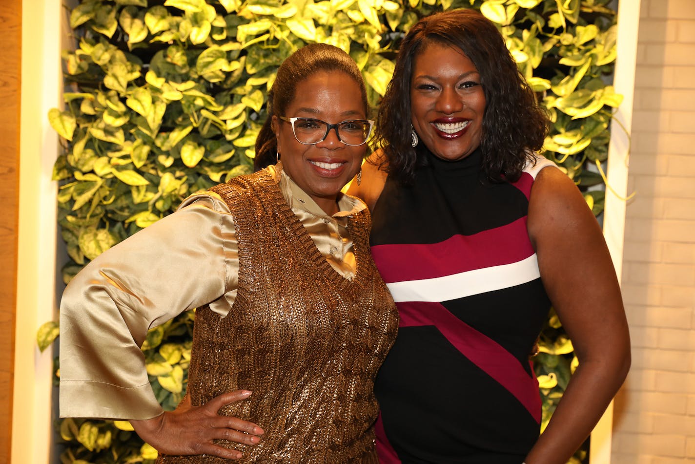 Oprah and Jasmine Brett Stringer