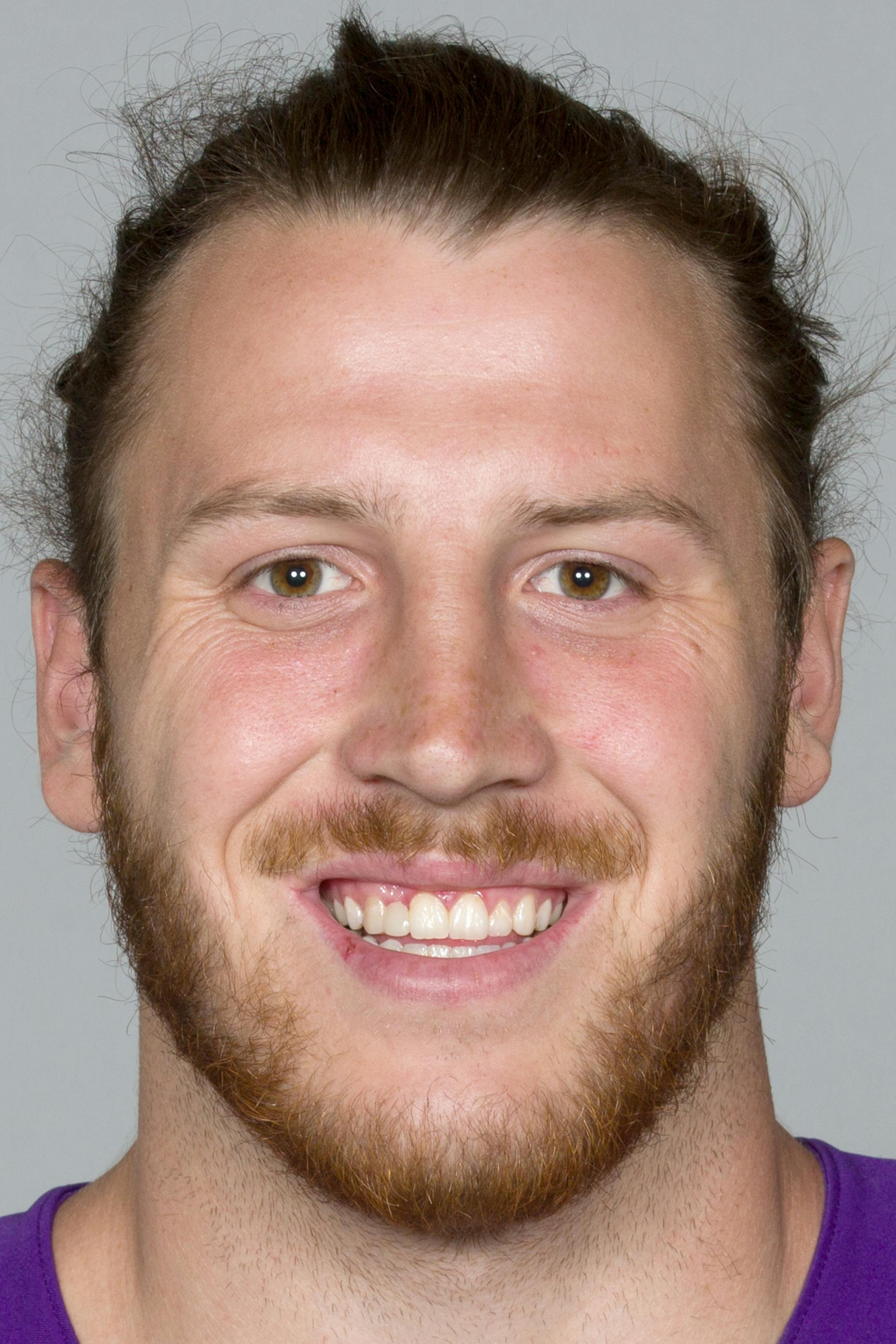 This is a 2016 photo of David Morgan of the Minnesota Vikings NFL football team. This image reflects the Minnesota Vikings active roster as of Thursday, May 5, 2016 when this image was taken. (AP Photo) ORG XMIT: NFLHS16