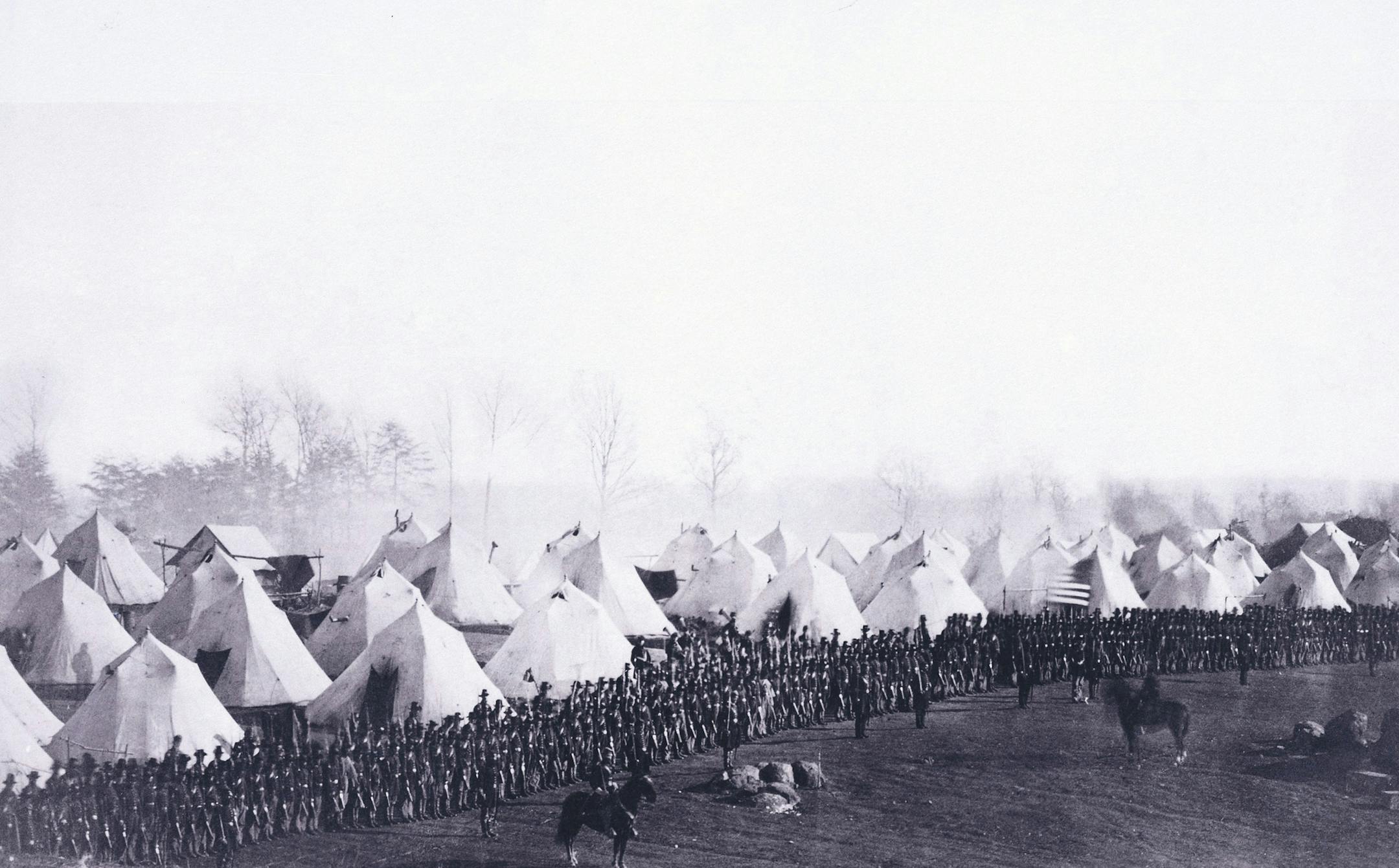 Scene from "The Civil War" by Ken Burn; Library of Congress image