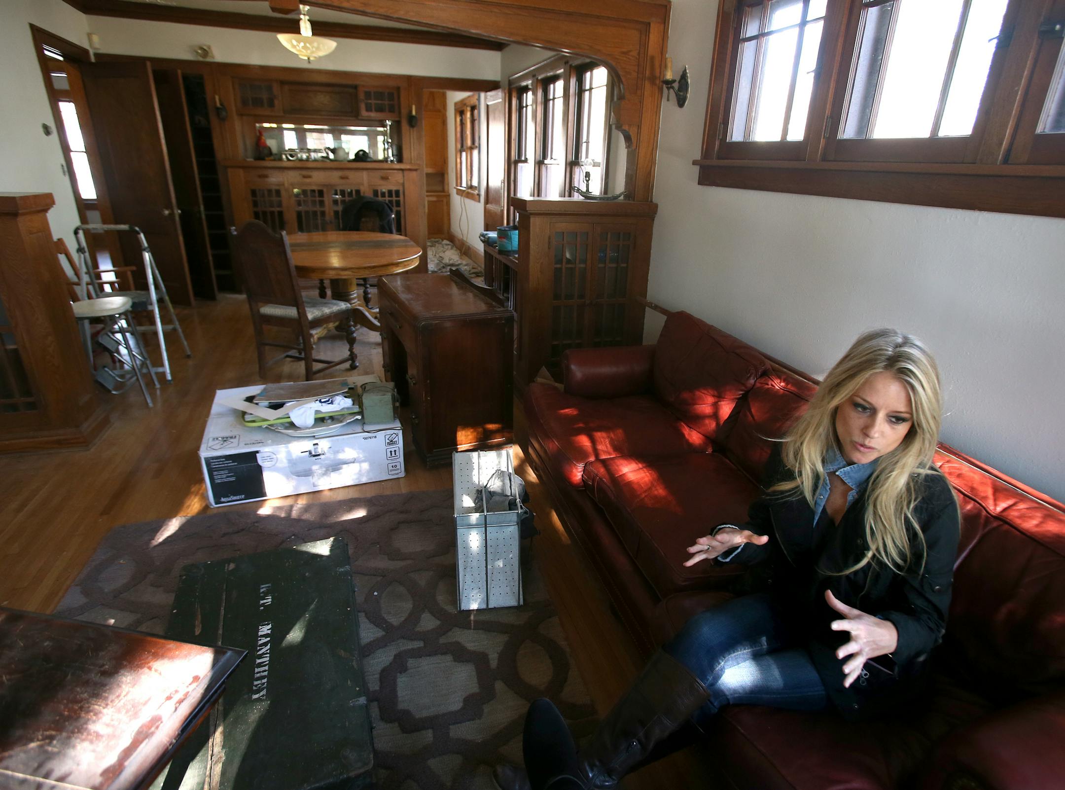 Nicole Curtis, in a north Minneapolis bungalow she recently renovated and listed for sale.