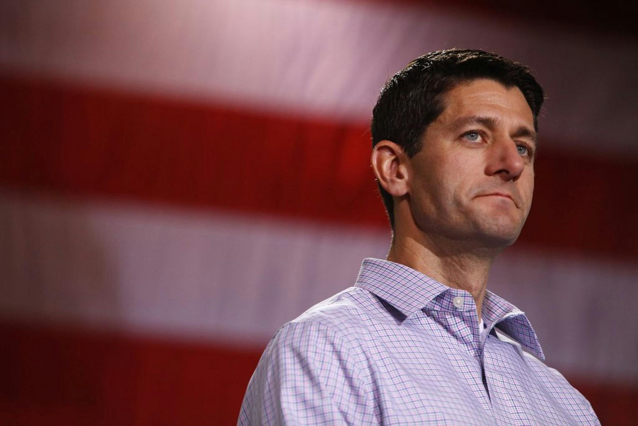 Rep. Paul Ryan (R-Wis.), Mitt Romney's running mate, at a campaign event at the NASCAR Technical Institute in Mooresville, N.C., Aug. 12, 2012. The candidates will travel to Wisconsin after events in North Carolina.