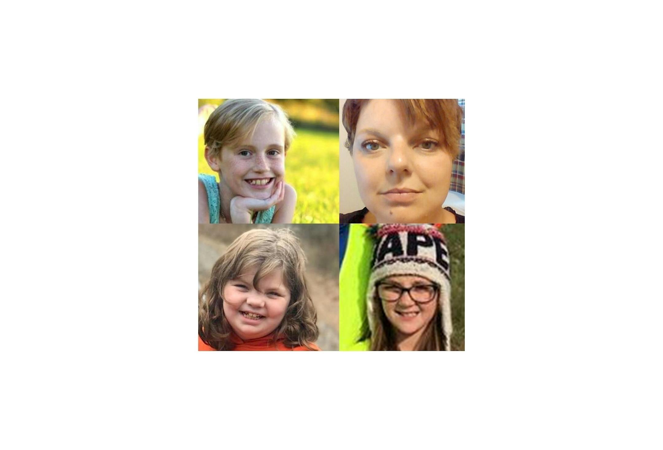 From top left, clockwise, Autumn Helgeson, Sara Jo Schneider, Jayna Kelley and Haylee Hickle.