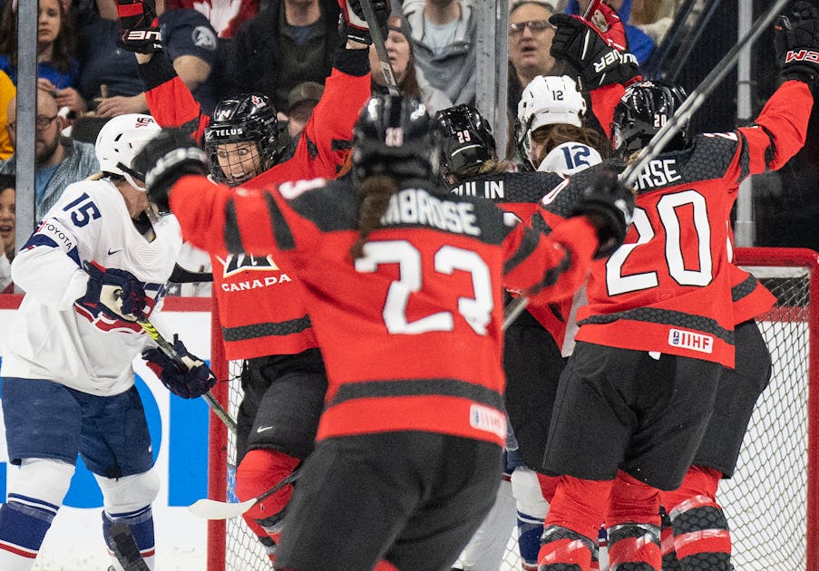 U.S. women's hockey team falls 6-1 to Canada in decisive Rivalry Series ...