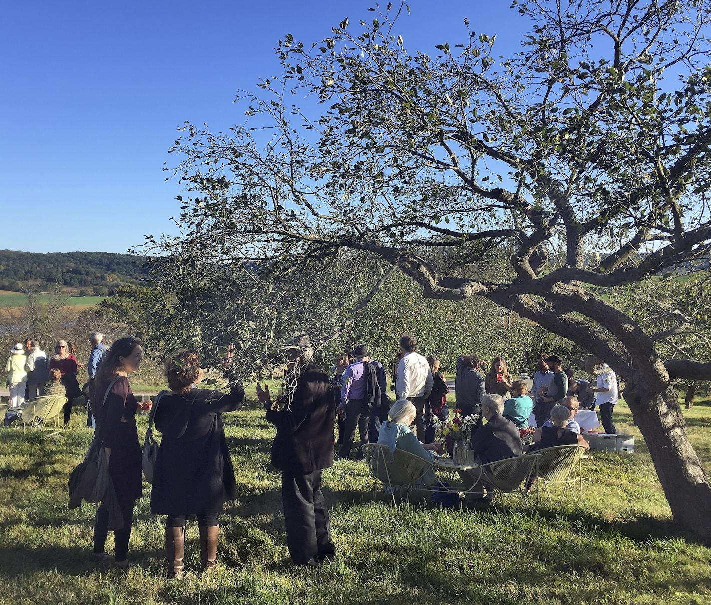 Farm-to-table dinners on the prairie of Taliesin, Frank Lloyd Wright's former studio. Dining in the landscape that inspired the architect. { Star Tribune photo bt Amelia Rayno