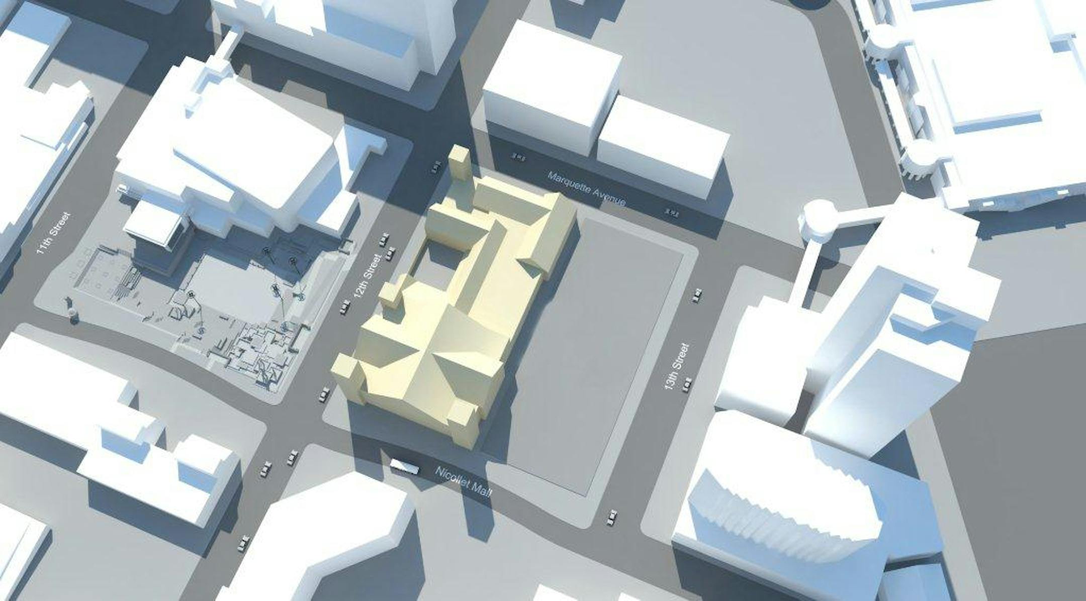 Artist rendering of Westminster Presbyterian Church's expansion plans.