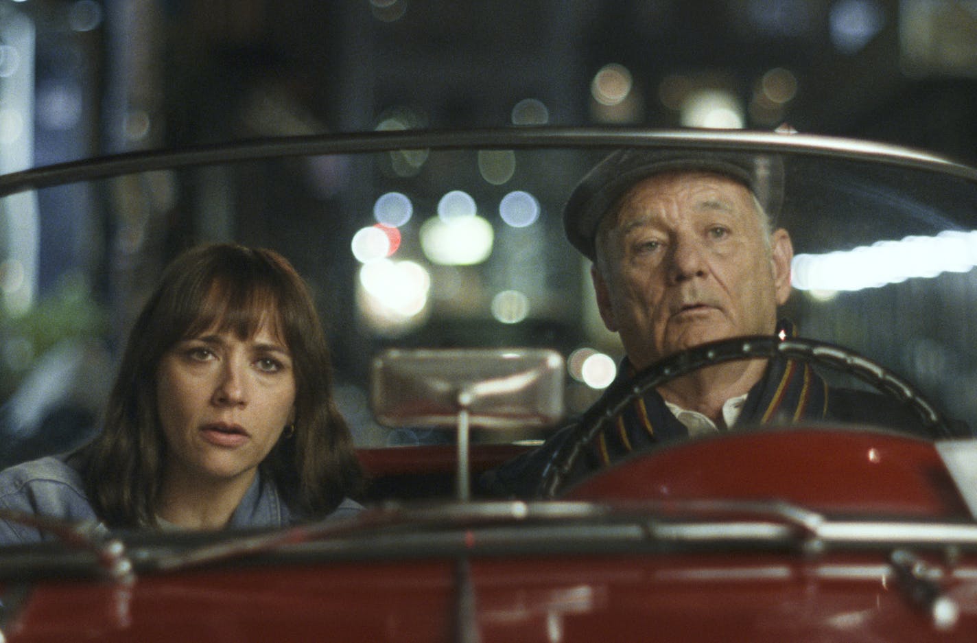 Rashida Jones and Bill Murray in "On the Rocks." A24 Films