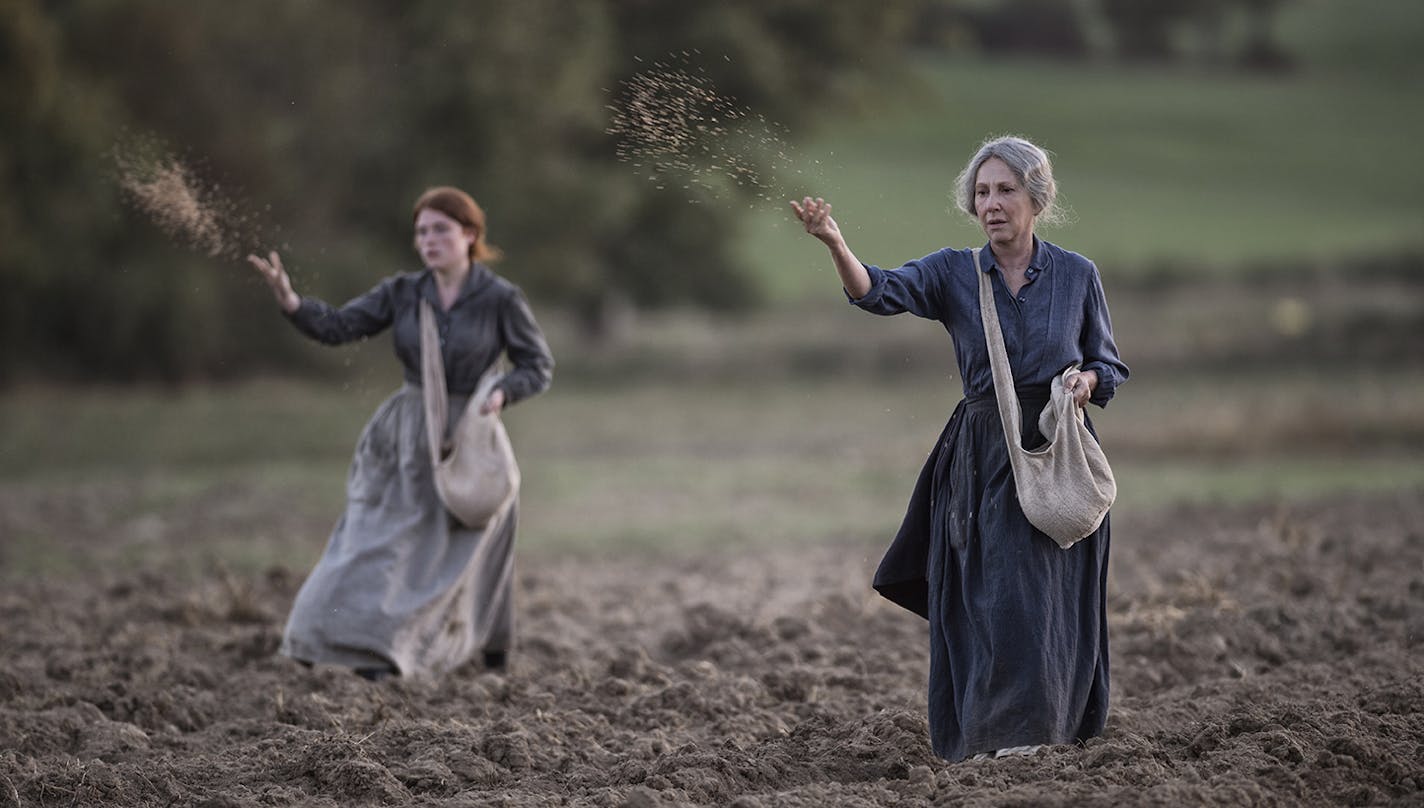 Iris Bry and Nathalie Baye in "The Guardians."