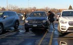 St. Louis Park police released this photo last week of an attempted carjacking in the Lunds & Byerlys parking lot. 