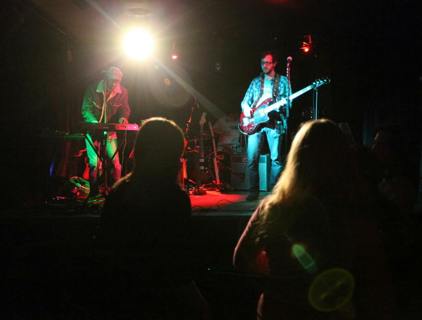 Mystery Palace (with Ryan Olcott, left, and James Buckley) performed recently at the Uptown. Buckley said the club is vibrant again, "which makes this closing extra painful."