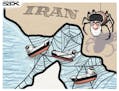 Sack cartoon: The sticky Strait of Hormuz