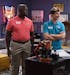 BROOKLYN NINE-NINE: L-R: Andre Braugher and Andy Samberg in the &#x201c;Coral Palms Pt.1&#x201d; season premiere episode of BROOKLYN NINE-NINE airing 