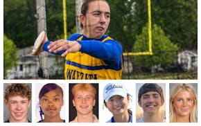 The Prep Athletes of the Week are, at top, Katie Kelzenberg of Wayzata and, from left, Colin Hastings of Benilde-St. Margaret’s, Hattie Anderson of