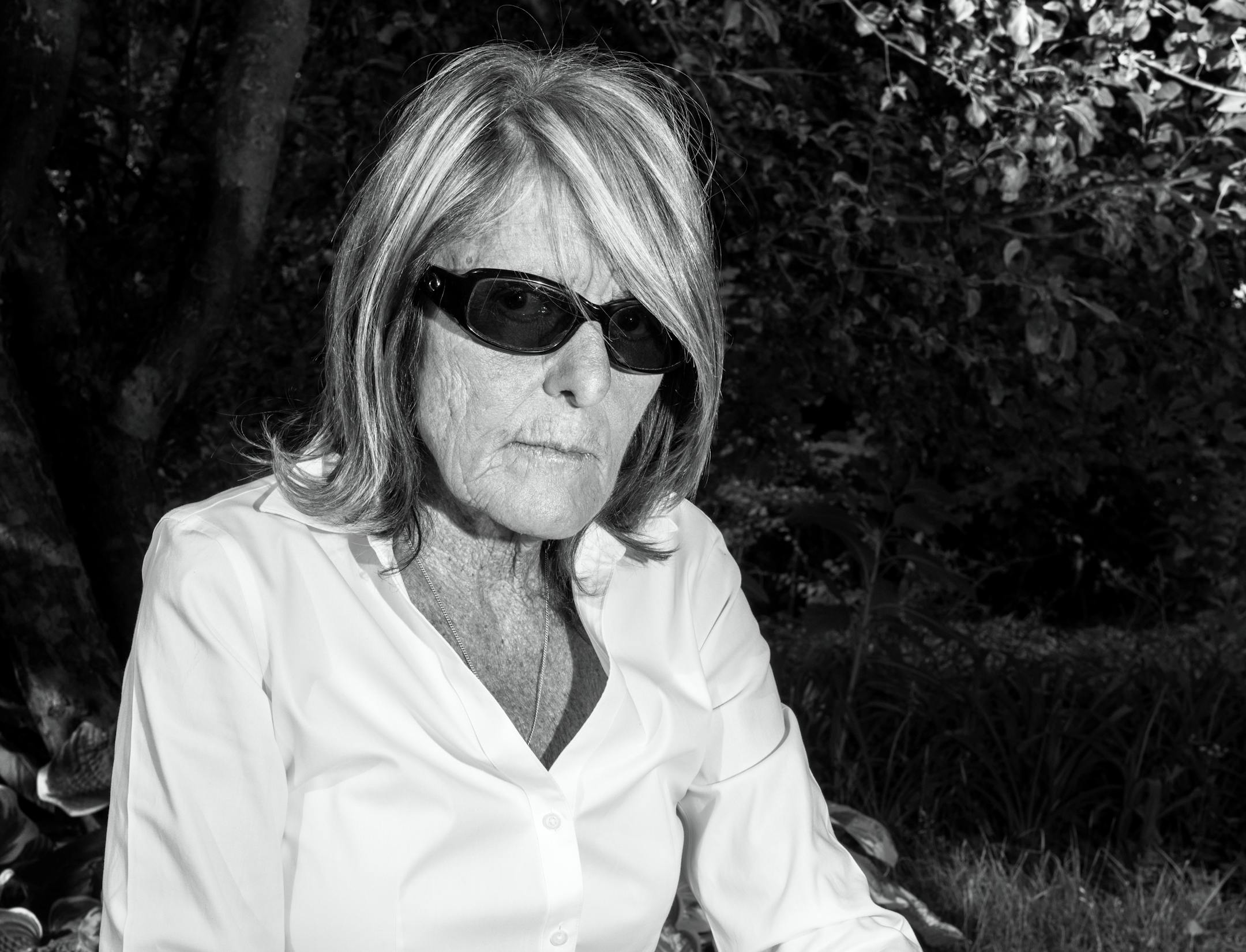 black and white photo of writer Joy Williams