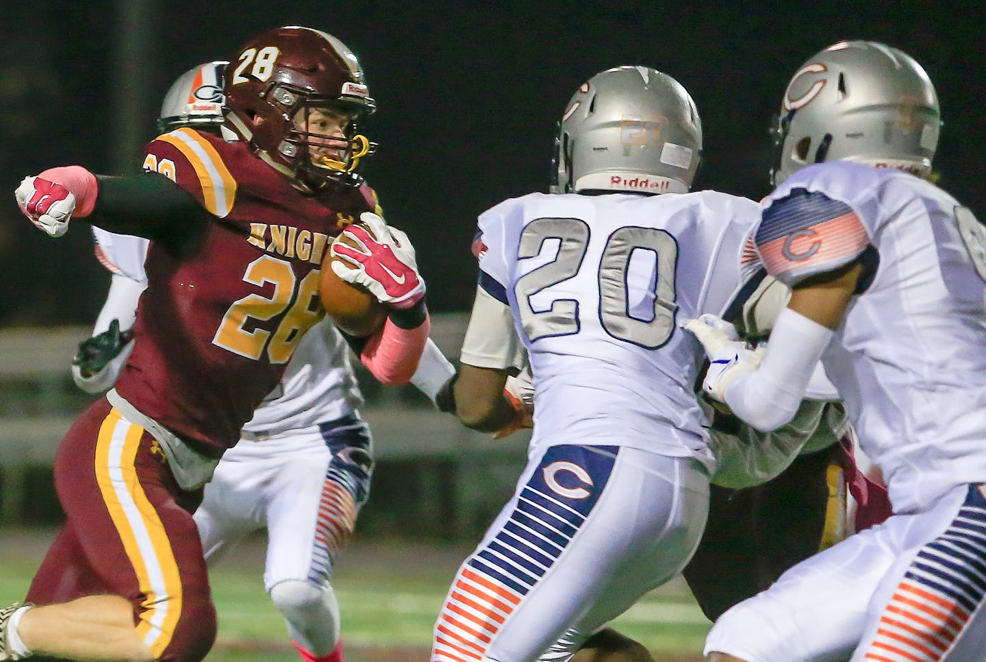 Irondale running back Parker Freiberg. Photo by Mark Hvidsten, SportsEngine