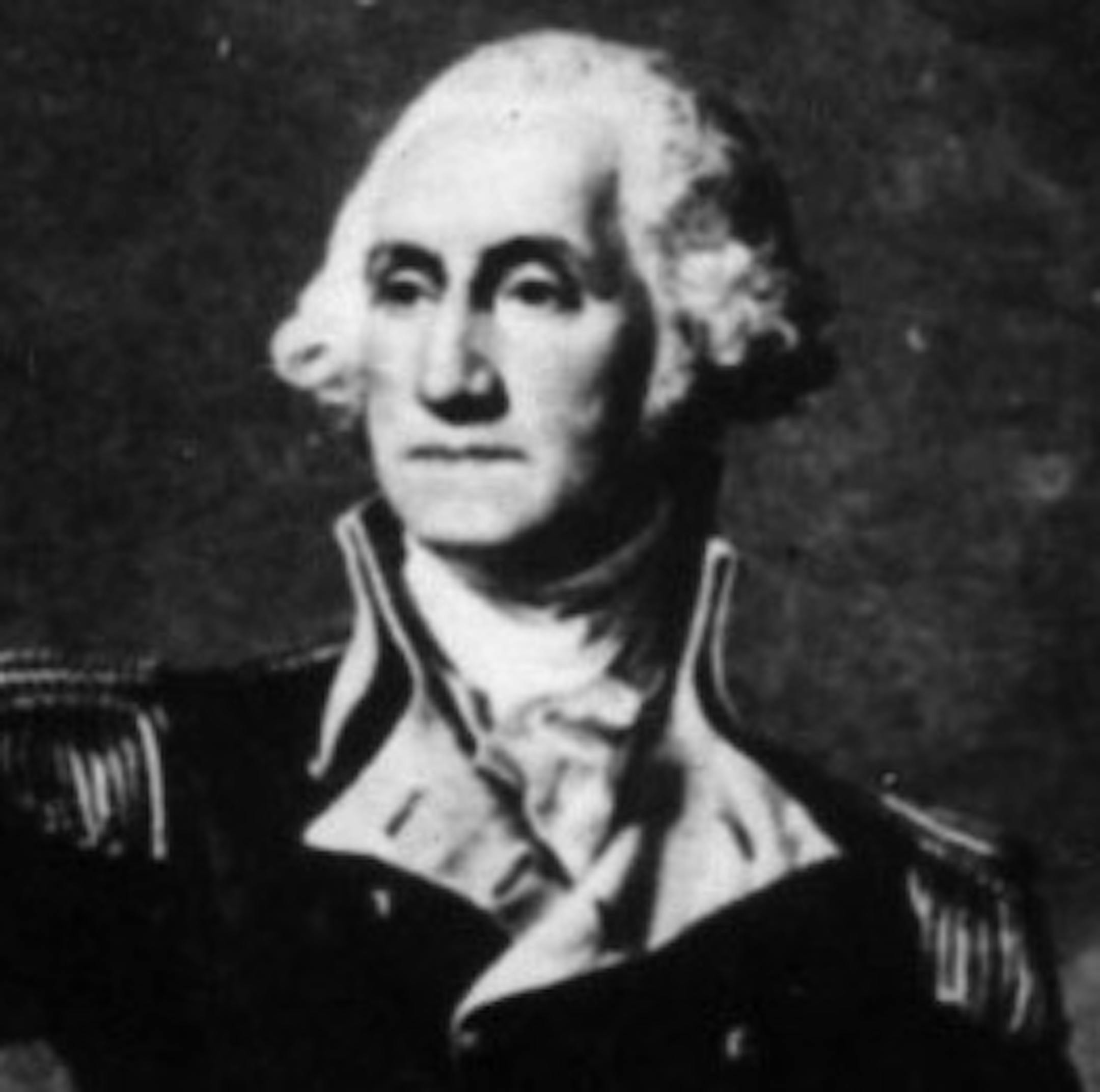 Shown is file art of Revolutionary War general and first US president George Washington.