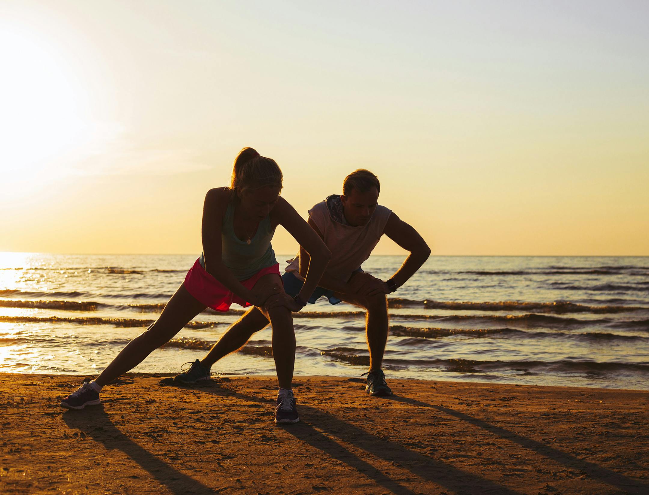 A morning run on the beach can start your day off right.