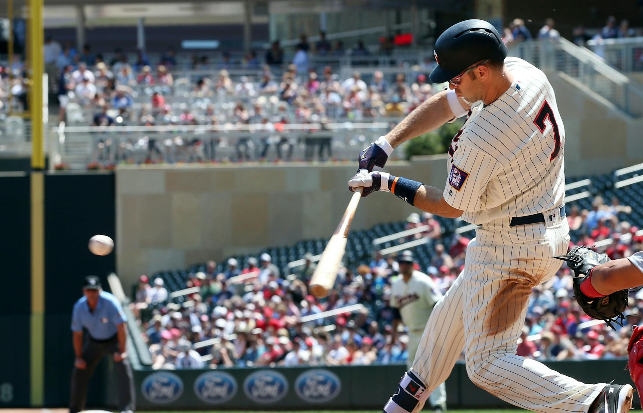 Twins first baseman Joe Mauer