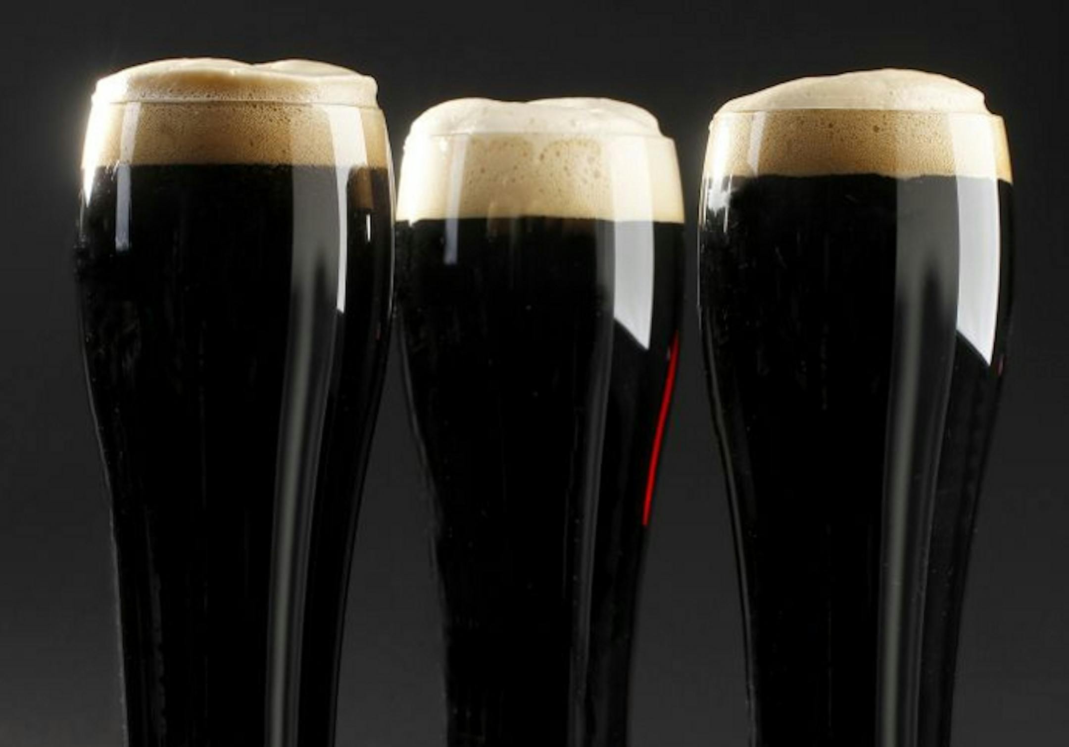 <h3>Dark</h3>
<p><i>Stouts, porters and other generally light-impervious brews.</i></p>
<p>From left:</p>
<p><b>BRAU BROTHERS MOO JOOS OATMEAL MILK STOUT</b> With Surly Darkness and Fulton Worthy Adversary yet to be released, we reached outside the metro for this toffee-rich stout from Lucan, Minn. Strong cocoa notes and a hint of coffee emerge in a highly drinkable dark brew that's so tempting we had to bend the rules. <b>B+</b></p>
<p>
<b>FLAT EARTH CYGNUS X-1 PORTER</b> This light-medium-bodi