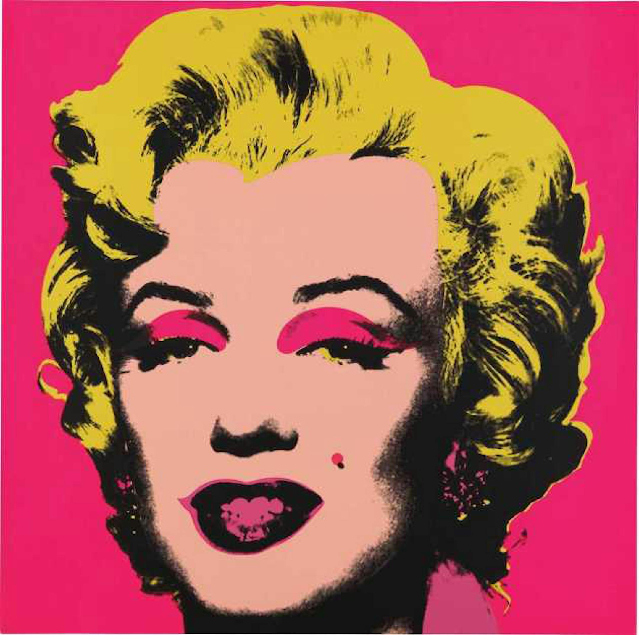 "Marilyn" (1967) by Andy Warhol.