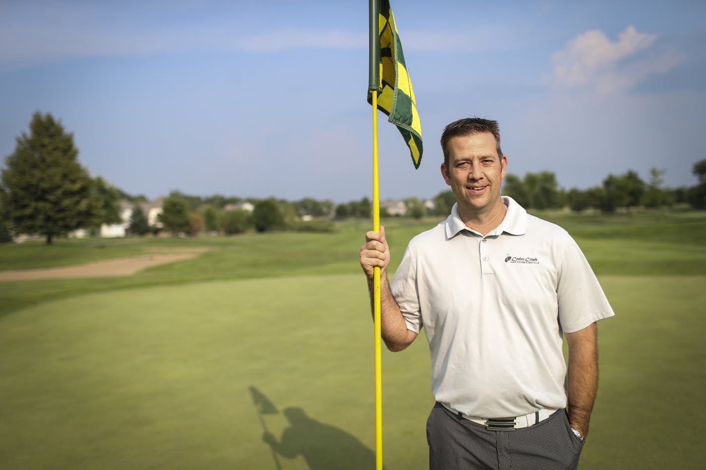 Chris Sauer for a picture at one of his four golf courses Cedar Creek Golf Course on Friday, August 1, 2014, in Albertville, Minn. ] RENEE JONES SCHNEIDER &#x201a;&#xc4;&#xa2; reneejones@startribune.com