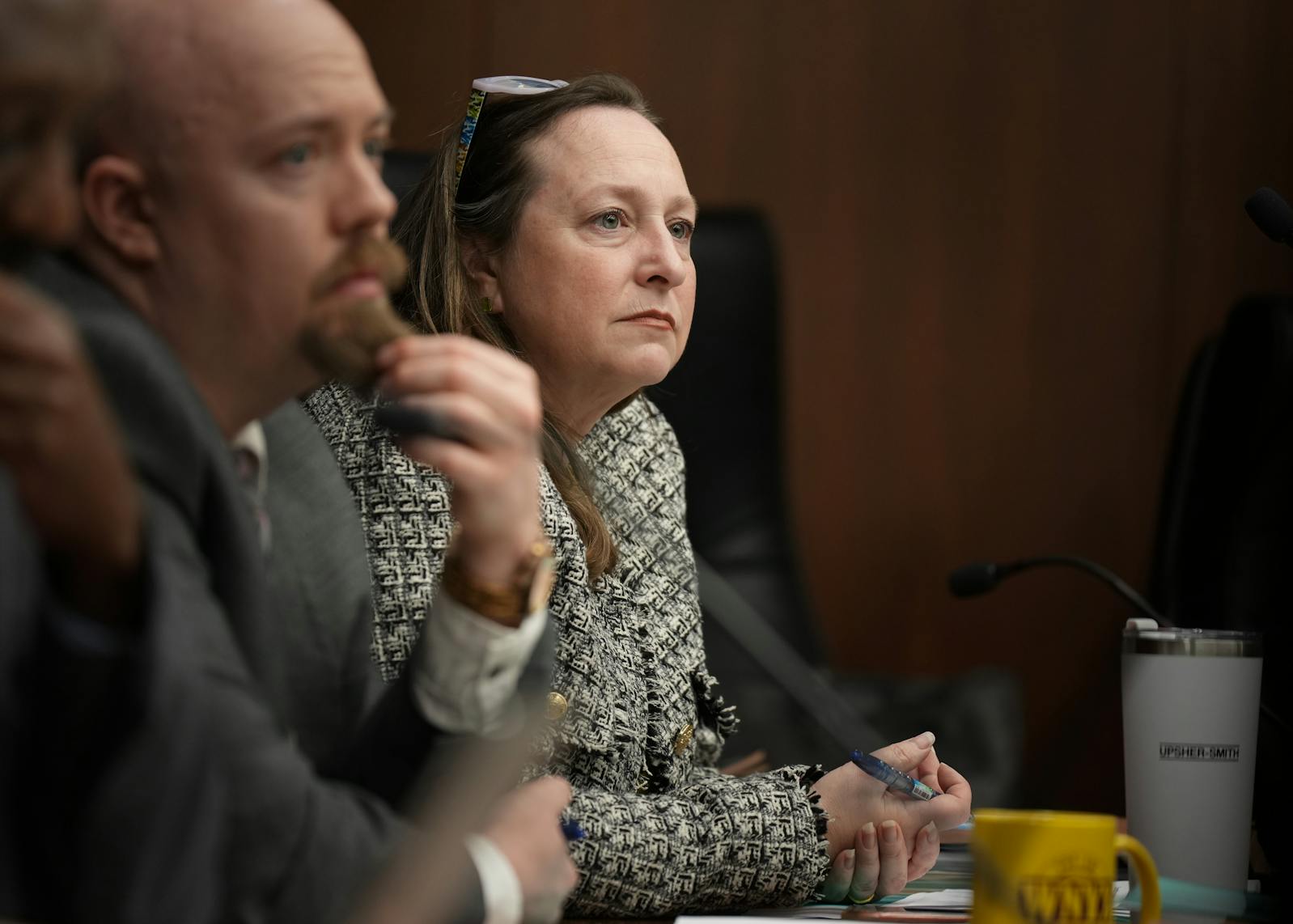 Rep. Kristin Bahner, DFL-Maple Grove, seen here in a file photo, says the man who allegedly killed House DFL Leader Melissa Hortman also stopped at her home early on Saturday. 