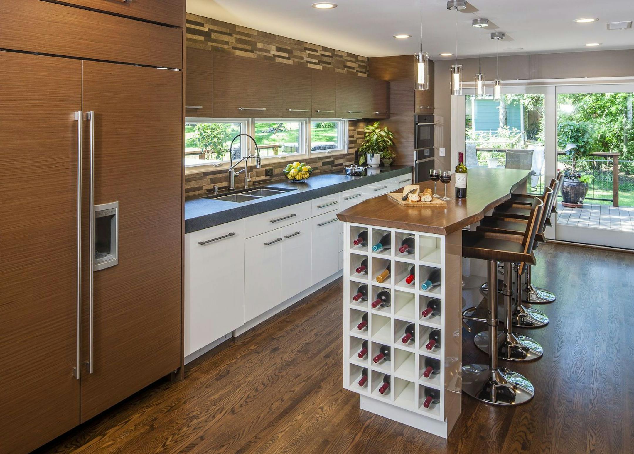 The kitchen was remodeled in Jolynn Johnson's New Hope home as part of a big makeover.
