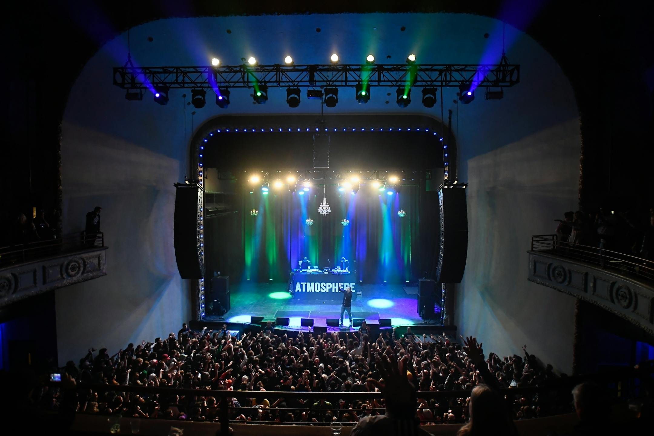 Atmosphere performed at the Palace Theatre Saturday night.
