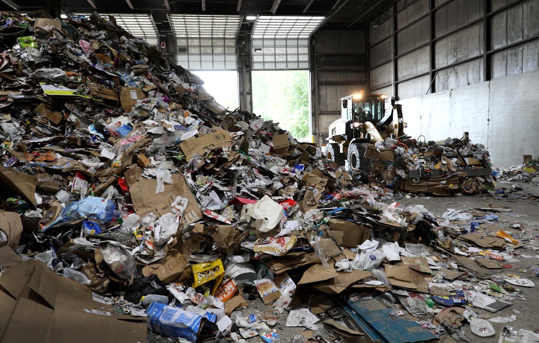 Eureka Recycling's processing facility in northeast Minneapolis.