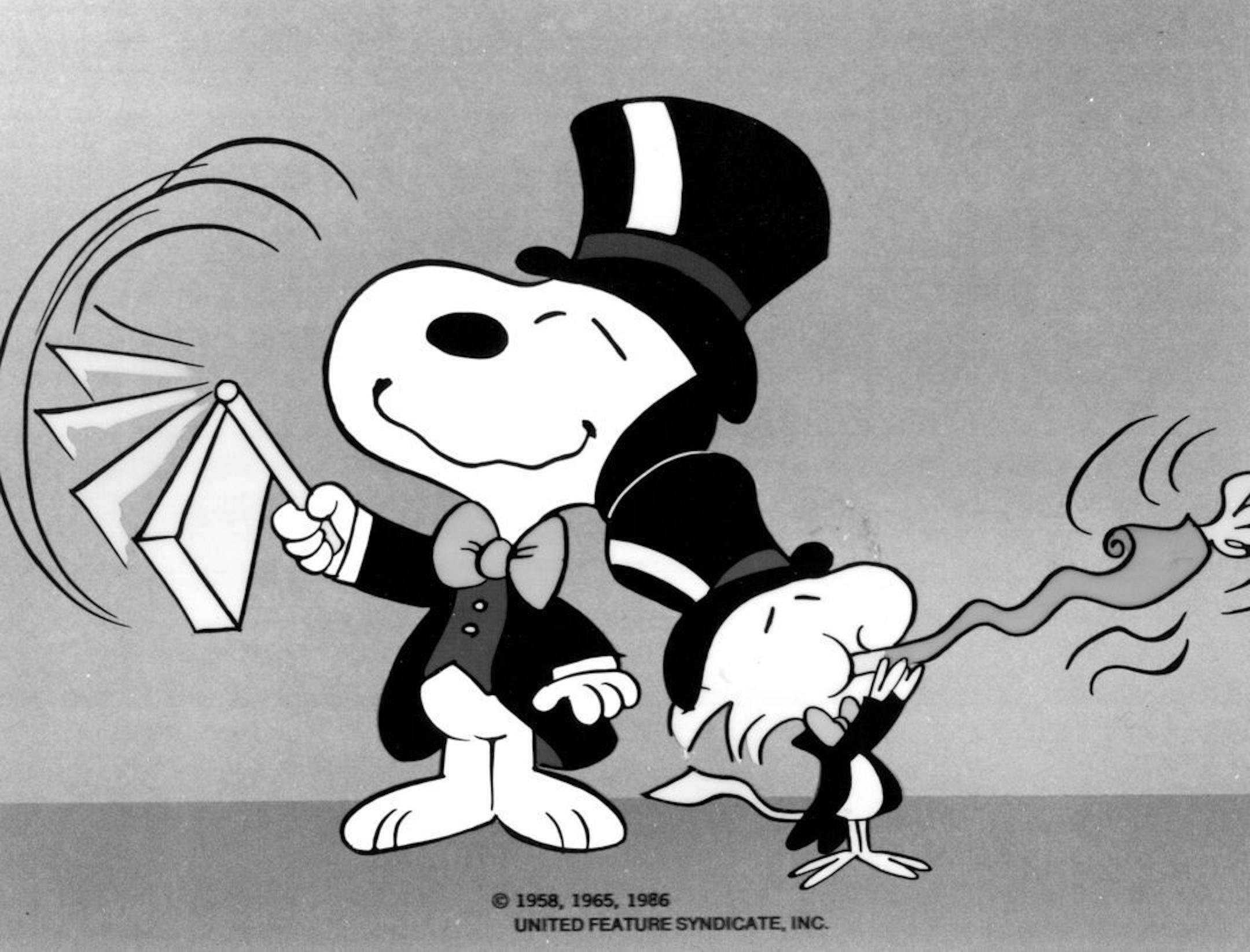 Snoopy and Woodstock in "Happy New Year, Charlie Brown!"