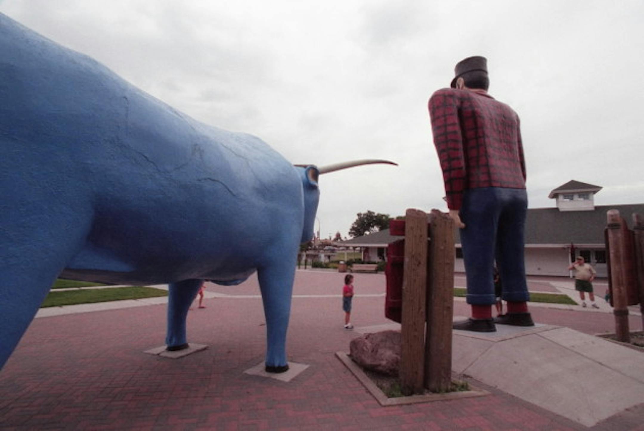 Paul Bunyan and Babe the Blue Ox. Star Tribune file photo by Chris Welsch.
