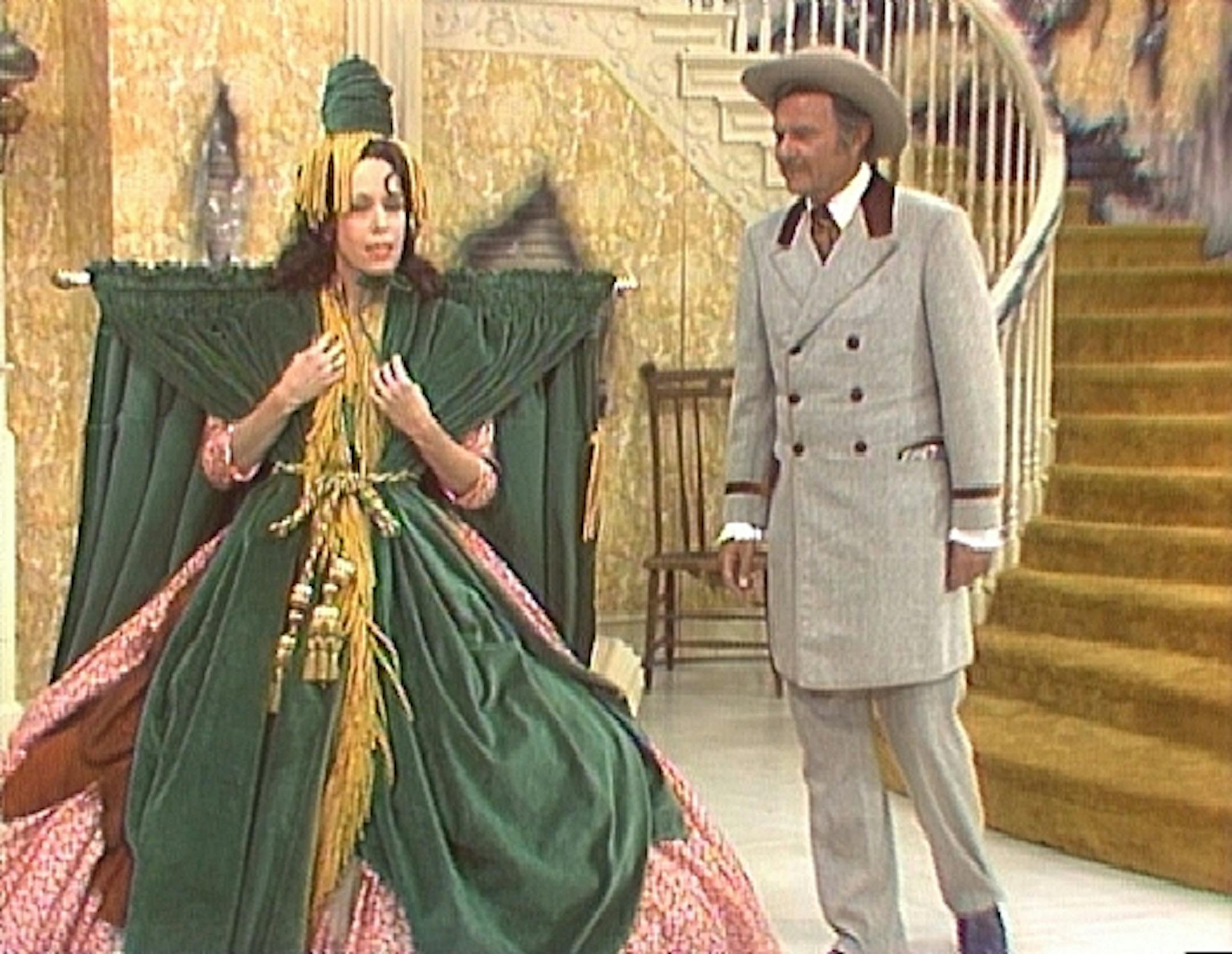 A scene from "Went With the Wind," per CBS's "The Carol Burnett Show."