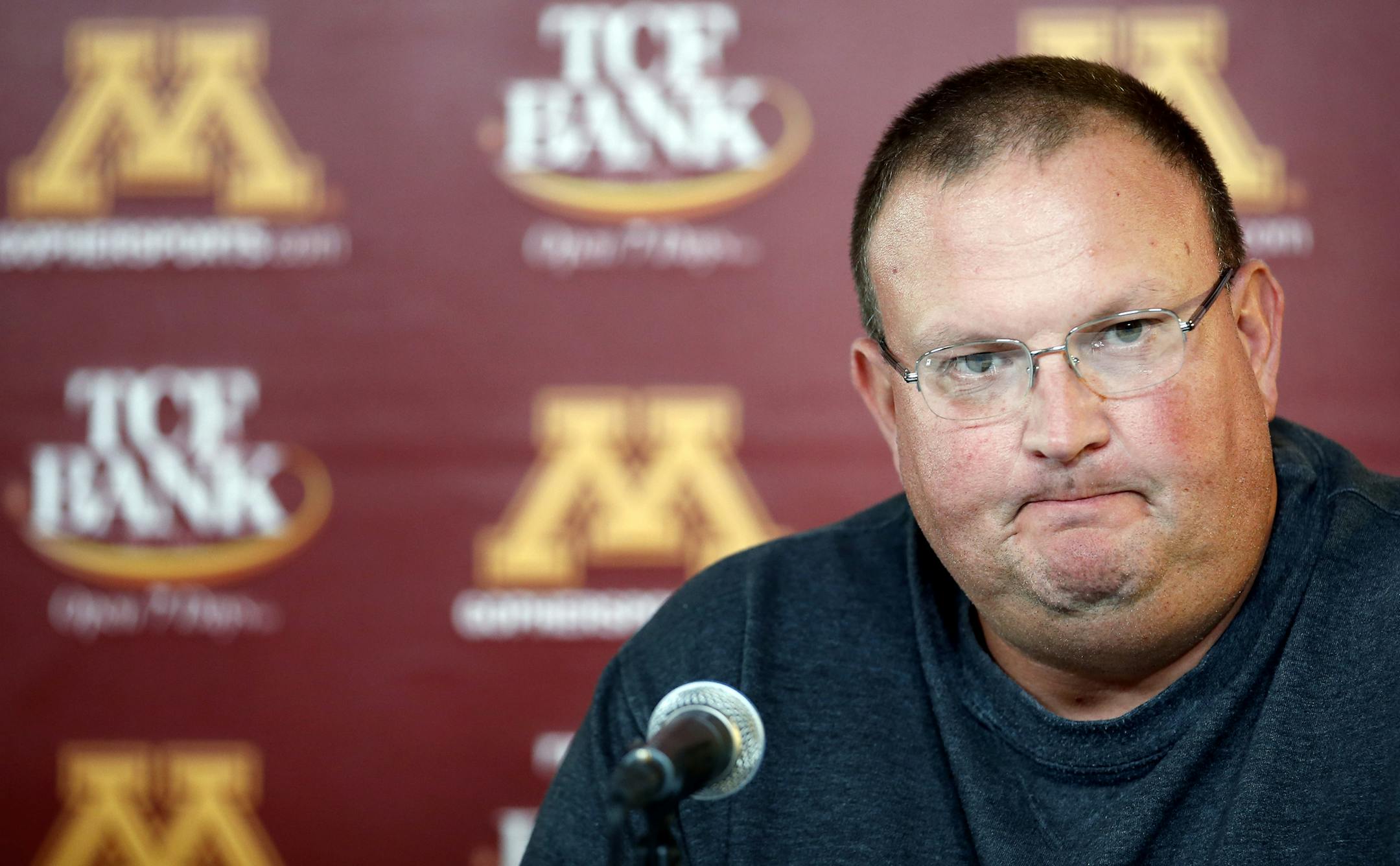 Tracy Claeys is still filling in for the Gophers as acting head coach.