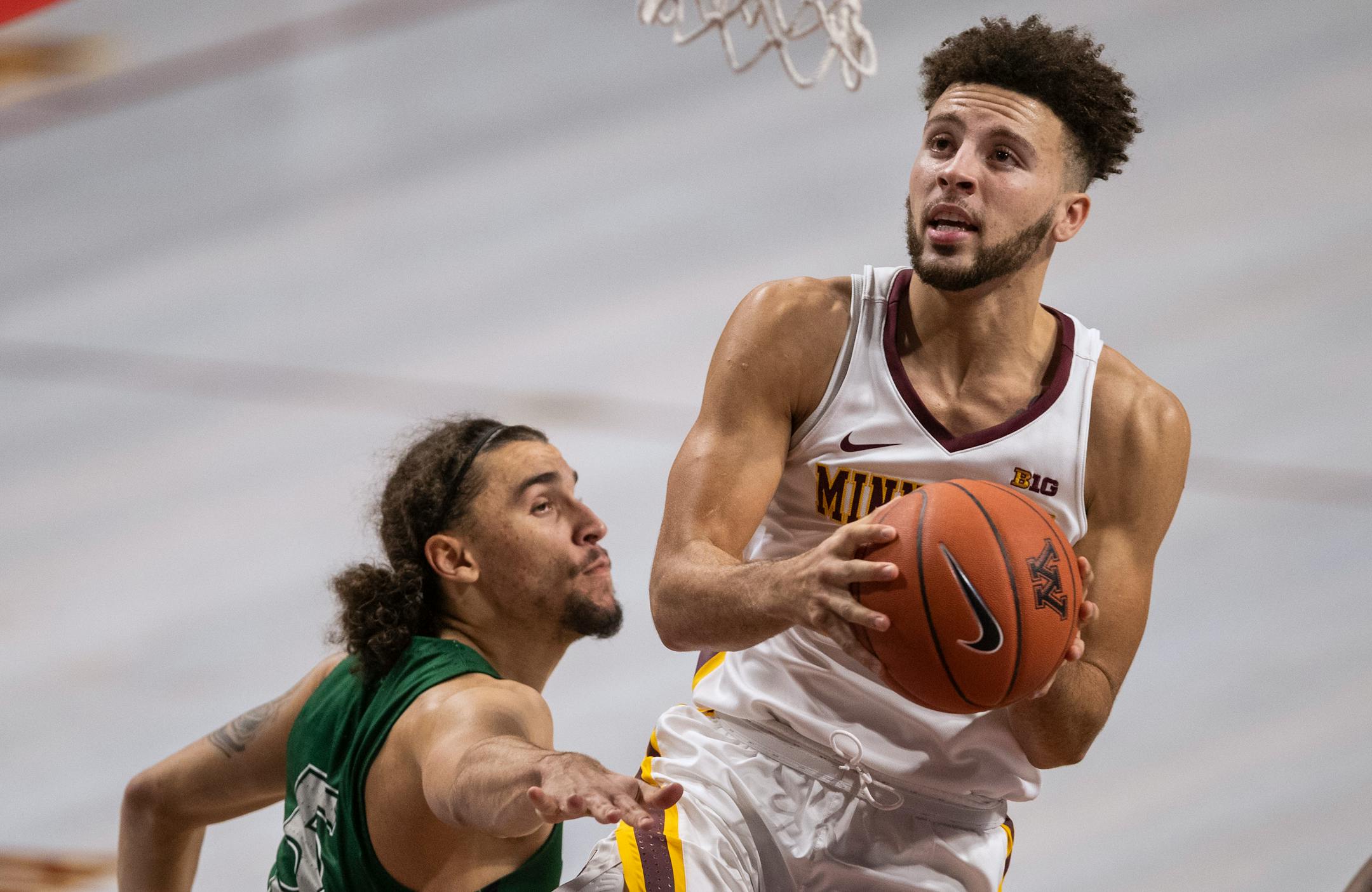 Gophers guard Gabe Kalscheur made a freshman school-record 77 three-pointers last year, but he's only shooting 32.3% through four games this season.