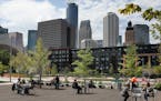 The Commons park is part of the East Town area of downtown Minneapolis. A new study of the area calls for a return to a walkable neighborhood.