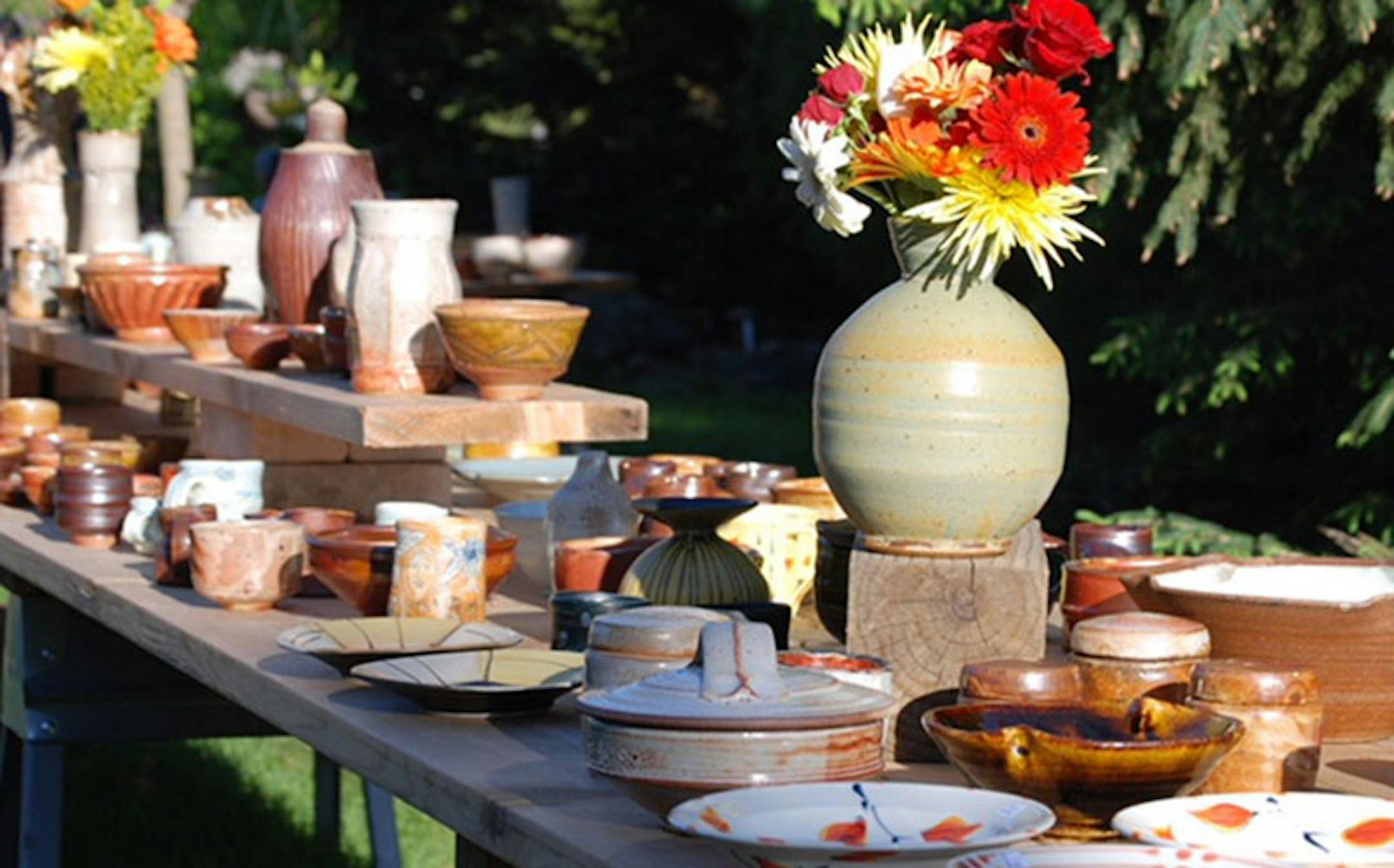 Pottery at St. Croix Pottery Tour.