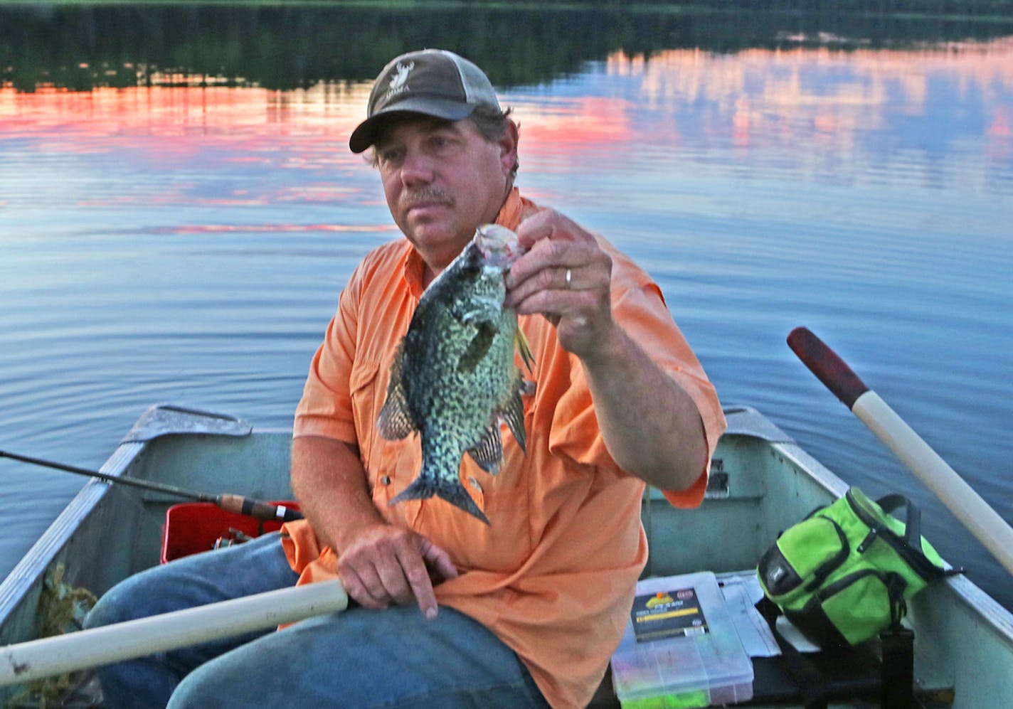 On a perfect Minnesota summer evening, the crappies were biting, and biting and biting.