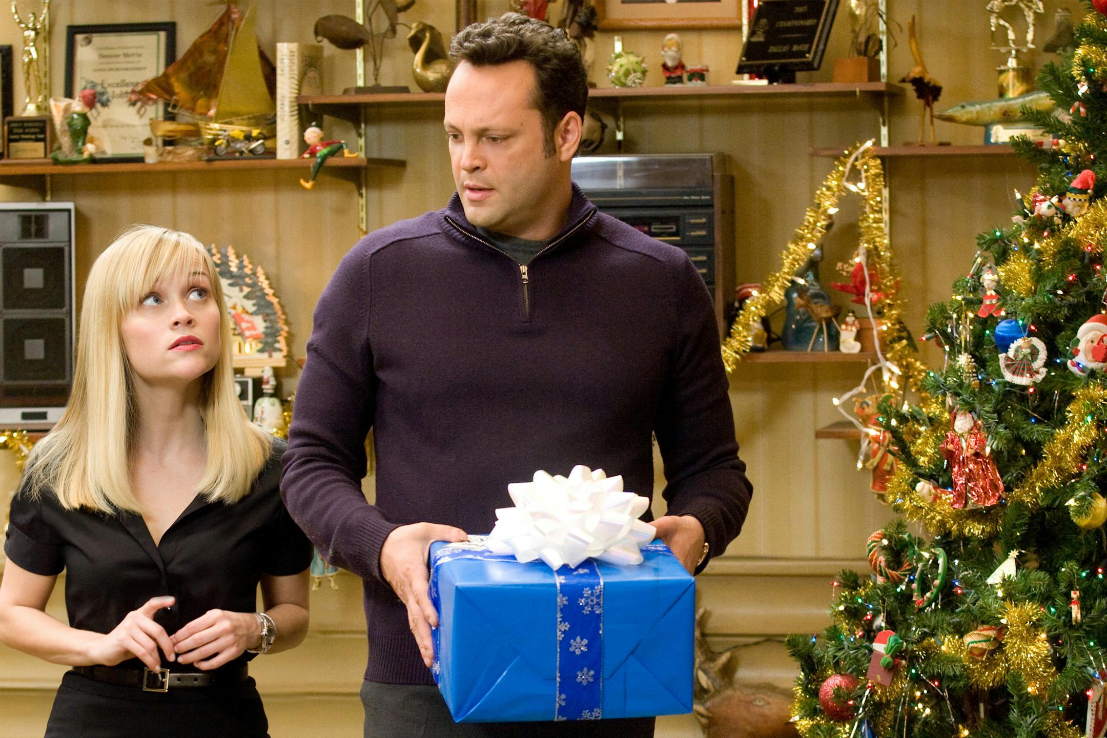 Reese Witherspoon and Vince Vaughn in "Four Christmases."