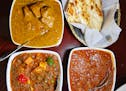 A range of dishes from India Spice House. Jon Cheng, Special to the Star Tribune