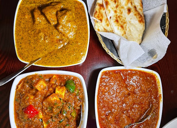 A range of dishes from India Spice House. Jon Cheng, Special to the Star Tribune