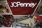 A file photo shows the main entrance of a J.C. Penney store in the Manhattan Mall in New York.