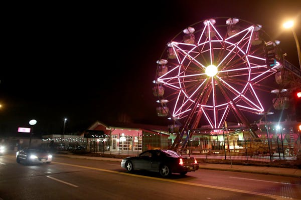 Betty Danger Country Club finally lit up their ferris wheel that will be running this spring. Patrons will be able to have dinner or just drinks while