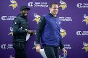 Vikings general manager Kwesi Adofo-Mensah, and coach Kevin O'Connell will begin their third off season as a team at the NFL scouting combine in India