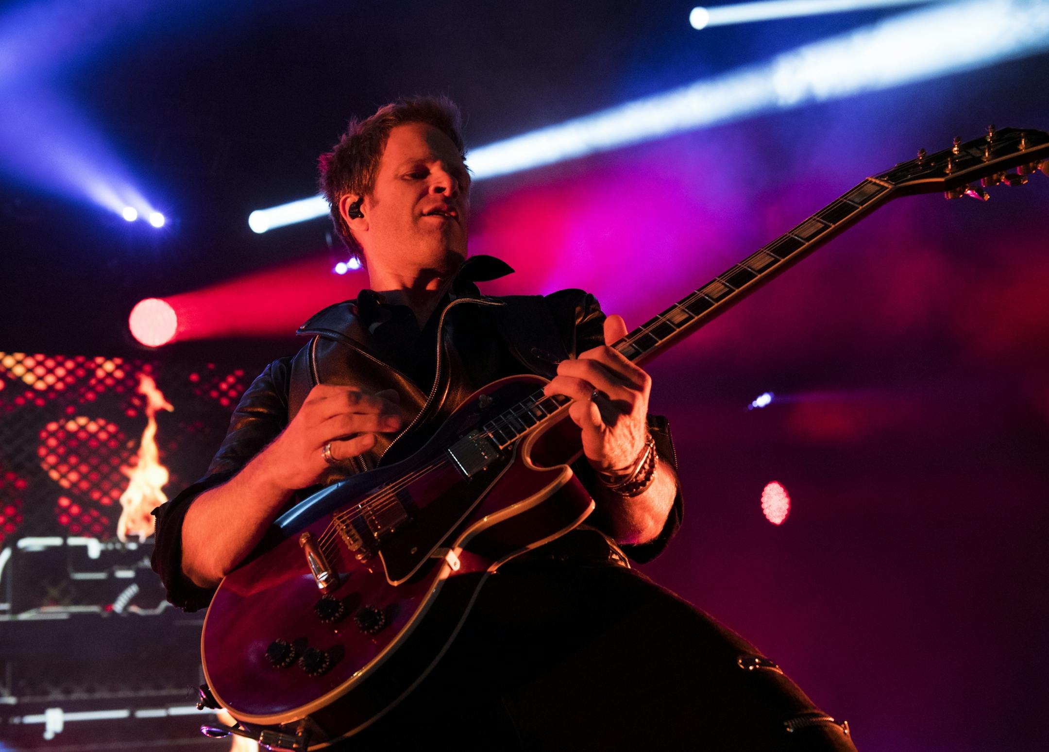 Dominic Brown performed with Duran Duran at the Xcel Energy Center on Saturday night.