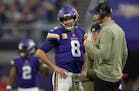 Vikings quarterback Kirk Cousins and coach Kevin O’Connell couldn’t find any solutions Sunday.